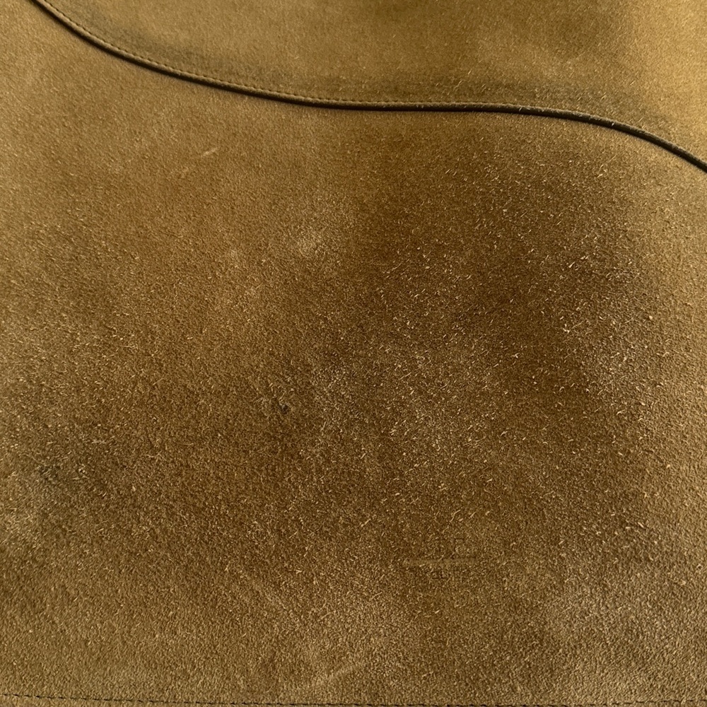 ATP Atelier Olive Suede Shoulder Bag - Picture 6 of 9